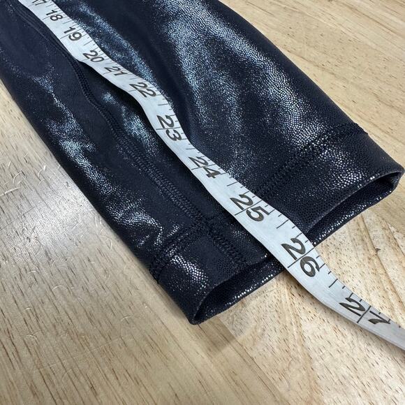 Lululemon Wunder Under SmoothCover Tight 25" Foil Radiate Black Night Size 4 NWT - Picture 12 of 12